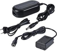 AC-PW20 Alimentation AC avec adaptateur de batterie factice NP-FW50 - Chargeur de rechange pour Sony a7 a7II a7S a7R a7S II a7R II a6500 a6300 a6000 a5000 a5100