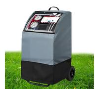 AC Refrigerant Recovery Machine Cover - All Weather Protection With Drawstrings, Heavy Duty Cover With Clear Window, For Home Outdoor Garden Patio Backyard Porch Construction Sites