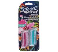 AC RYC AMBIENTADOR COCHE BASTONES VENTILACIÓN 4UDS FLORES/NEON