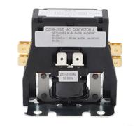 AC-SCHUTZ CJX9B-25S/D 220V, 1 Pôle pour Climatisation & HVAC, Contrôle du Moteur du Compresseur, Boîtier en Plastique Robuste, Montage Facile, Noir