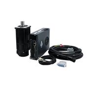 AC Servo electronic starter 0.75KW 80ST-M02430 90ST-M02430 2.4N.m 750W with A1 SVD15 Driver IINKUEYK(80 Motor with Brake)