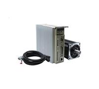 AC Servo electronic starter 0.75KW 80ST-M02430 90ST-M02430 2.4N.m 750W with T3L-L20F-GABN Servo electronic starter Driver IINKUEYK(80 Motor-No Brake)
