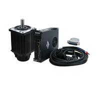 AC Servo electronic starter 1.2KW 110ST-M04030 4N.m 1200W Matched with A1 SVD30A Driver for CNC IINKUEYK(Without Brake 220V)