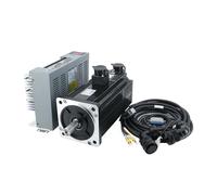 AC Servo electronic starter 3.8KW 130ST-M15025 15N.m 2500 RPM 3800W 220V 380V Single Phase Engine Matched AASD-50A Driver for CNC CZAOINCU(With Brake 220V)