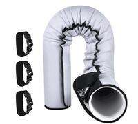 Ac Sleeve, Hose Wrap, Vent Cover, Heat Shield, Waterproof Layer, Duct Protector, Exhaust Guard, Pipe Insulator, Cooling Aid, Strap-On Design with Thermal Block for Hose, 59.84x22.05 inches