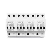 AC SPD 4P 120KA 160KA 200KA Dispositif de protection contre les surtensions 385 V haute intensité rail DIN T2 (200 KA)
