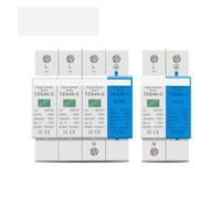 AC SPD Din rail 1P+NPE 3P+NPE 50KA T1 T2 385V 255V House holde Surge Protector Protective Low-voltage Arrester Device AUOQKQUT(3P NPE,385V)