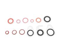 AC System Compressor Gasket Seals Air Conditioning Compressor Port Seal Washer Kit, Air Conditioning Compressor Port Seal Washer Kit - 51Pcs Gasket Kit with Storage Box