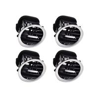 AC Tableau bord Air Outle Compatible Avec Vauxhall Pour Adam 2013-2024 13417363 Grille Sortie D'air Climatisation Pour Tableau Bord - Pièces Détachées Réparations Automobiles(4Pcs Full Chrome)