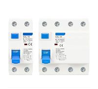 AC Type RCCB Electromagnetic Residual Current Circuit Breaker Differential Breaker Safety Switch AC ELCB 2P 4P 6A RCD 30mA 100mA(100mA,2P 10A)