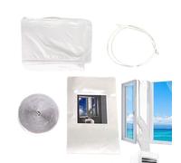 Ac Window Seal Kit, Portable Air Conditioner Vent Kits, No-Drill Replacement Accessory, Weatherproof Window Adapter, 4pcs Fit, Ideal for Home Exterior Winter Use