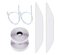 Ac Window Vent Kit - No-Drill Waterproof Adjustable Zipper Seal,