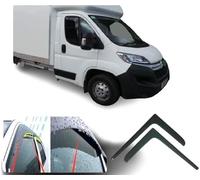 AC WOW 2x Déflecteurs de Vent convient pour Citroën RELAY JUMPER convient pour Fiat DUCATO convient pour Peugeot BOXER 2006 2007 2008 2009 2010 2011 2012 2013 2014 2015 2016 2017 2018 2019 2020 2021