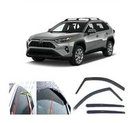 AC WOW 4 déflecteurs d'air de pluie pour Toyota RAV4 (XA50) 2018 2019 2020 2021 2022 2023 de type canal