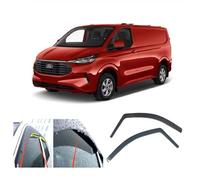 AC WOW Lot de 2 déflecteurs d'air en verre acrylique pour portes latérales de Ford Transit/Tourneo CUSTOM II pour Volkswagen TRANSPORTER/CARAVELLE (T7) 2024 2025 2026 2027 - Pare-pluie et pare-neige