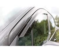 AC WOW Lot de 2 déflecteurs d'air pour Ford Transit Custom Tourneo 2012 à présent en Verre Acrylique teinté fumé foncé
