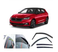 AC WOW Lot de 4 déflecteurs d'air en acrylique pour Skoda Fabia Mk4 2021, 2022, 2023, 2024, 2025, 2026