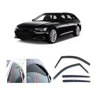 AC WOW Lot de 4 déflecteurs d'air et de pluie pour Audi A6 S6 (C8) Avant Break 2018 2019 2020 2021 2022 2023 2024 2025