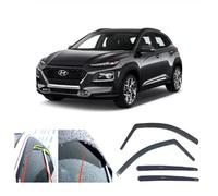 AC WOW Lot de 4 déflecteurs d'air pluie pour Hyundai Kona 2017, 2018, 2019, 2020, 2021, 2022, 2023