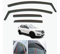 AC WOW Lot de 4 déflecteurs d'air pluie pour Nissan X-Trail 2013 2014 2015 2016 2017 2018 2019 2020 2021