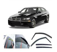 AC WOW Lot de 4 déflecteurs d'air pour BMW Série 3 E90 Berline 4 portes 2004 2005 2006 2007 2008 2009 2010 2011 2012 2013