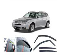 AC WOW Lot de 4 déflecteurs d'air pour BMW X3 (E83) 2003 2004 2005 2006 2007 2008 2009 2010