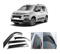 AC WOW Lot de 4 déflecteurs d'air pour Citroën Berlingo III pour Peugeot Partner III/Rifter pour Opel Combo pour Toyota ProAce City 2018, 2019, 2020, 2021, 2022, 2023, 2024, 2025