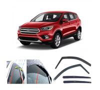 AC WOW Lot de 4 déflecteurs d'air pour Ford Kuga 2012 2013 2014 2015 2016 2017 2018 2019