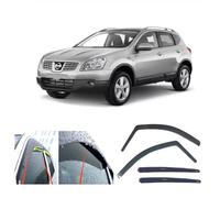 AC WOW Lot de 4 déflecteurs d'air pour Qashqai 2006 2007 2008 2009 2010 2011 2012 2013