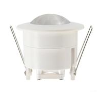 AC110240V Encastrable PIR Détecteur de Mouvement Interrupteur avec Mode Auto Jour Nuit Détection 360 Degrés pour Toilettes et Salle de Bain Contrôle de l'Éclairage