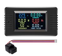 AC110V / 220V 100A Ten Fait Des Détecteurs De Courant De Courant Tester Testeur LED Voltmètre Ammeter Tester Détecteurs Power Energy Power Moniteurs