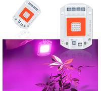 AC110V/AC220V 20W 30W 50W Chip de lumière LED plein-spectre rouge & bleu pour plantes d'intérieur fleurs - 50w AC220V