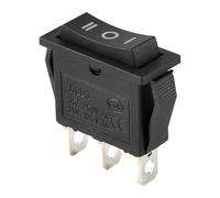 AC15A/250V 20A/125V 3 Pin SPDT ON-OFF-ON Position Snap Rocker Switch