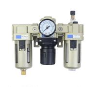 AC2000-02 1/4"Pressure Regulator Gauge Air Compressor Filter Oil Moisture Separator For Water Filters Dehumidifier(AC2000-02)