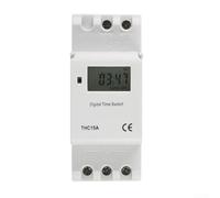 AC220V 16A Track Timer Switch, Digital LCD programmable, opération hebdomadaire/quotidienne, batterie de secours, prend en charge 16 combinaisons