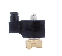 AC220V 24V DC 12V DC 2 Way Brass Solenoid Valve Vacuum -1bar To 1bar 1/4 3/8 Inch Normally Close Vacuum Pump Solenoid Valve(DC12V,3/8")