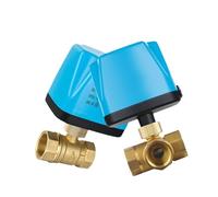 AC220V DC12V-24V Three-wire Two-control Solar Central Air Conditioning Fan Coil Electric Ball Valve(DN25,220V_3WAYS)