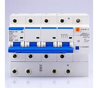 AC230/400V N XB LE-125 4P dispositif à courant résiduel D 63 80 100 125A Type D climatiseur réfrigérateur interrupteur d'alimentation 1 pièces Interrupteur automatique (Color : 63a, Size : 4P)