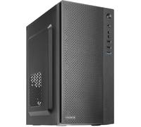 AC5500 Boîtier PC Micro ATX Noir, Façade Mesh Pour Refroidissement, Alimentation 500W, USB 3.0, Format Compact