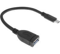 Ac7340 Adaptateur Otg Usb C Otg Vers Usb 3.2 Compatible Avec Smartphones Longueur 0,2 M Noir[Z498]