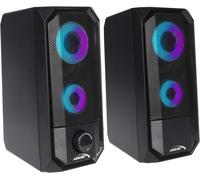 Ac845 Haut-Parleur Bluetooth Avec Rétro-Éclairage Led Haut-Parleur Pour Pc 10W Rms Usb Compact Stéréo (Ac845)