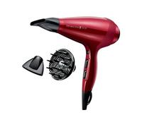 Remington Sèche-cheveux Professionnel [Douceur & Brillance] Silk (2400W, Turbo 140 km/h, Ionique, Revêtement Céramique enrichi à la protéine de soie, Moteur AC performant, Accessoires) AC9096
