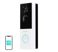 ACA. Interphone intelligent 5000mah WiFi et cloche avec une caméra Alexa Google 3MP Alexa