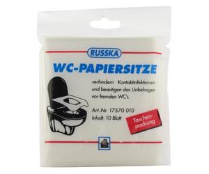 Aca Protège-Cuvette En Papier 10 Pièces