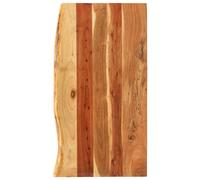 Dessus de meuble-lavabo de salle de bain Acacia 100x52x2,5 cm