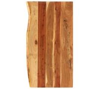 Acacia Dessus de Meuble-lavabo de Salle de Bain 140x52x2,5 cm Flottant vidaXL