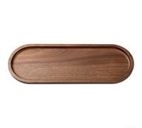 Acacia Wood Serving Tray 28cm Rectangular Fruit Platter(E)