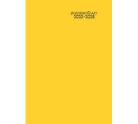 Academic Diary Week To View A5: Yellow - With Notes Page To Do List - Horizontal Layout 2 Pages Per Week - Organiser 13 Month July to July - Planner ... - Small Size Non Spiral Bound - No Ringbound.