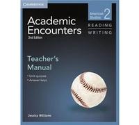 Academic Encounters Level 2 Teachers Manual Reading and Writing - Jessica Williams - Cambridge University Press - Livre en Anglais - Paperback Jessica WilliamsJessica Williams (Auteur)