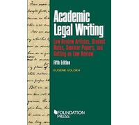 Academic Legal Writing